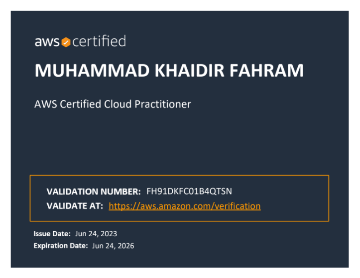 AWS Certified Cloud Practitioner