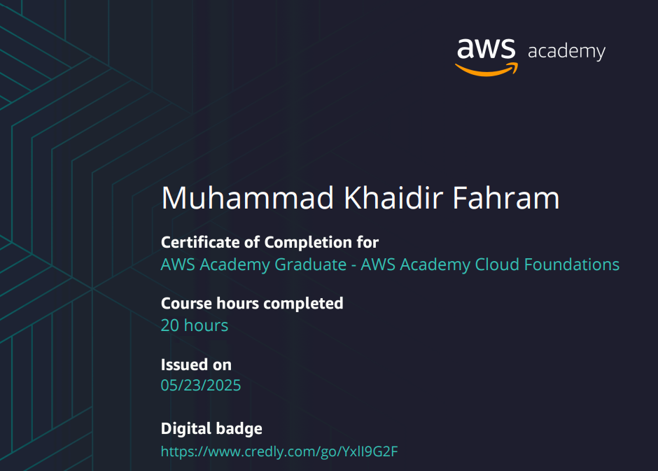 AWS Academy Cloud Foundation