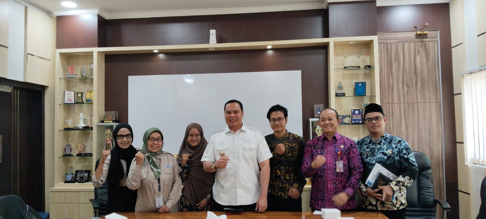 pertemuan yang berlangsung di Kantor Wali Kota Serang, Direktur Politeknik Piksi Input Serang